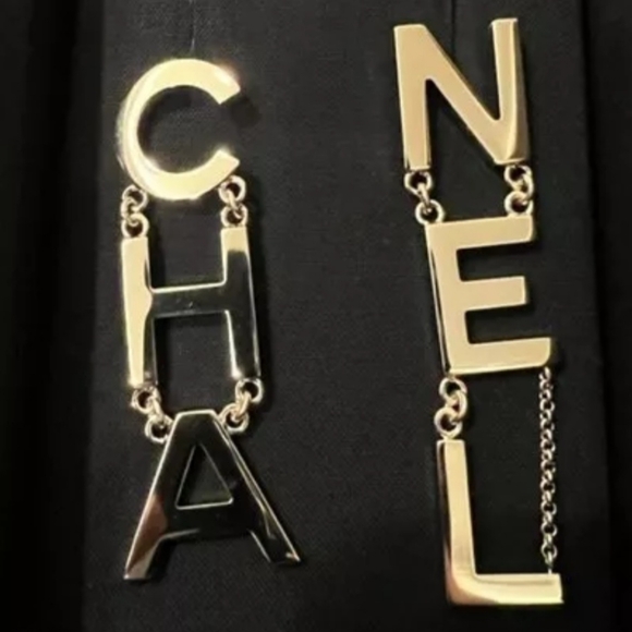 Chanel CHA-NEL Dangle Earrings